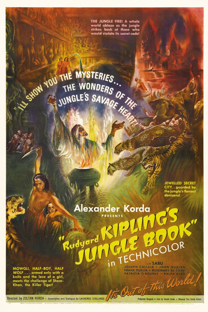 Книга джунглей / Jungle Book 1942 online смотреть бесплатно ролик